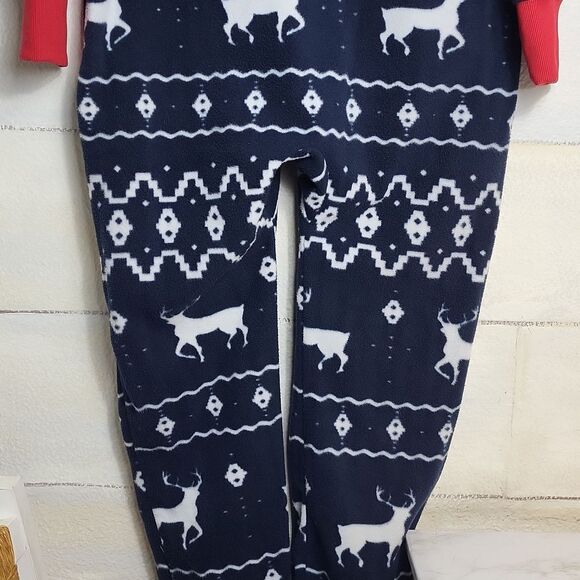 MEN'S BLUE REINDEER JUMPSUIT. Size L - Picture 10 of 15